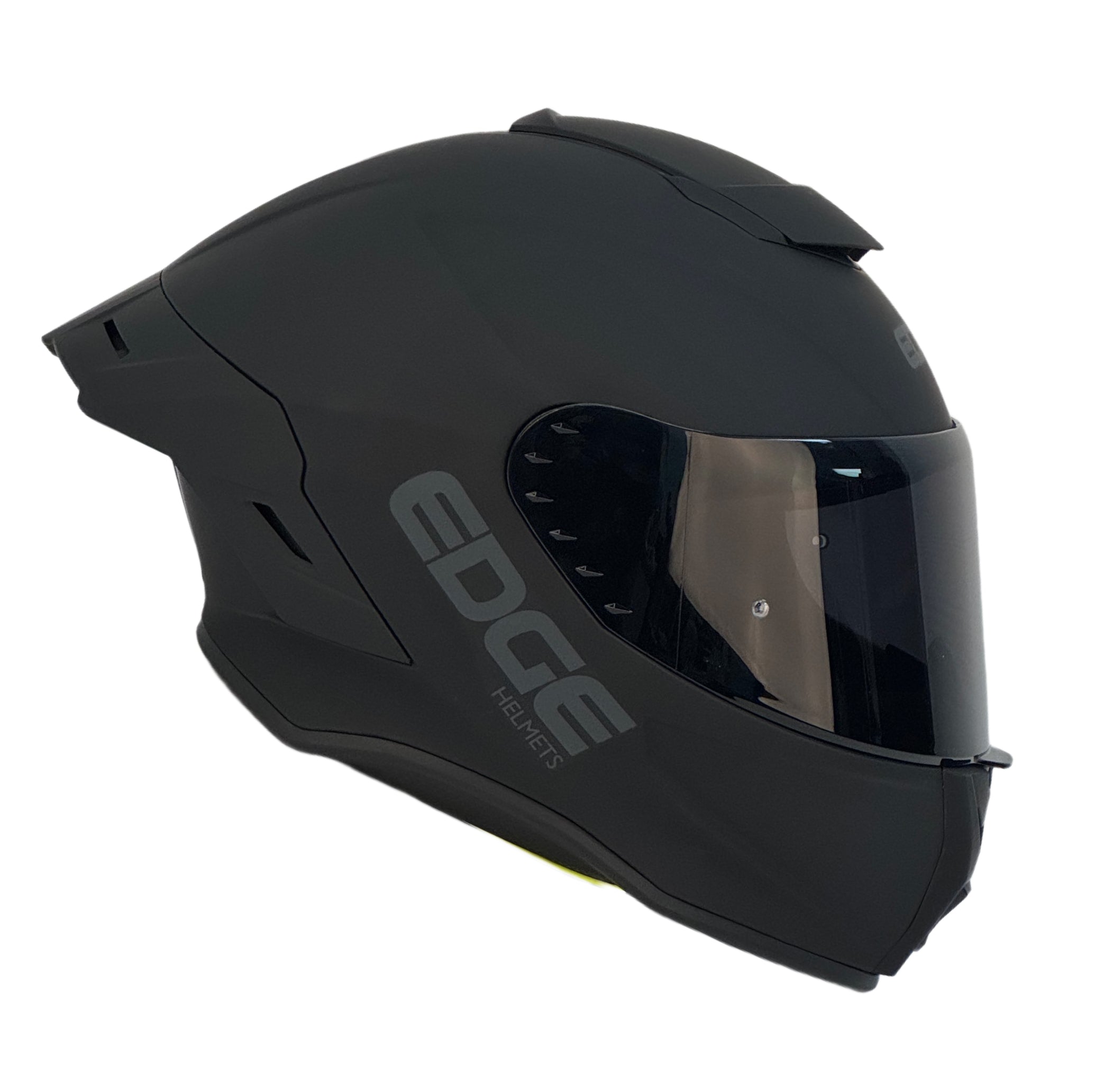 EDGE Shanghai Matte Black — Aggressive Racing Full-Face