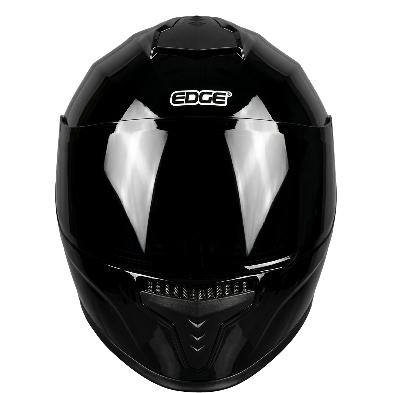 EDGE Frankie Matte Gray — Compact Full-Face Helmet