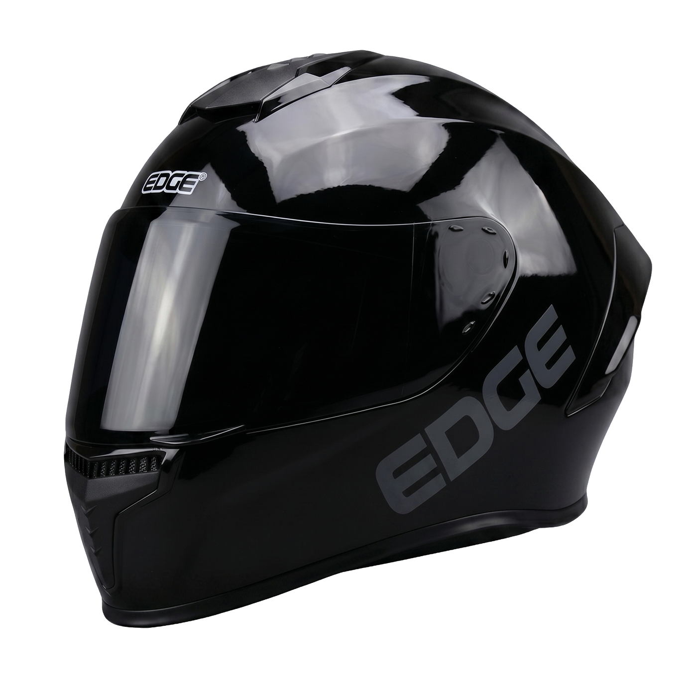 EDGE Frankie Matte Gray — Compact Full-Face Helmet