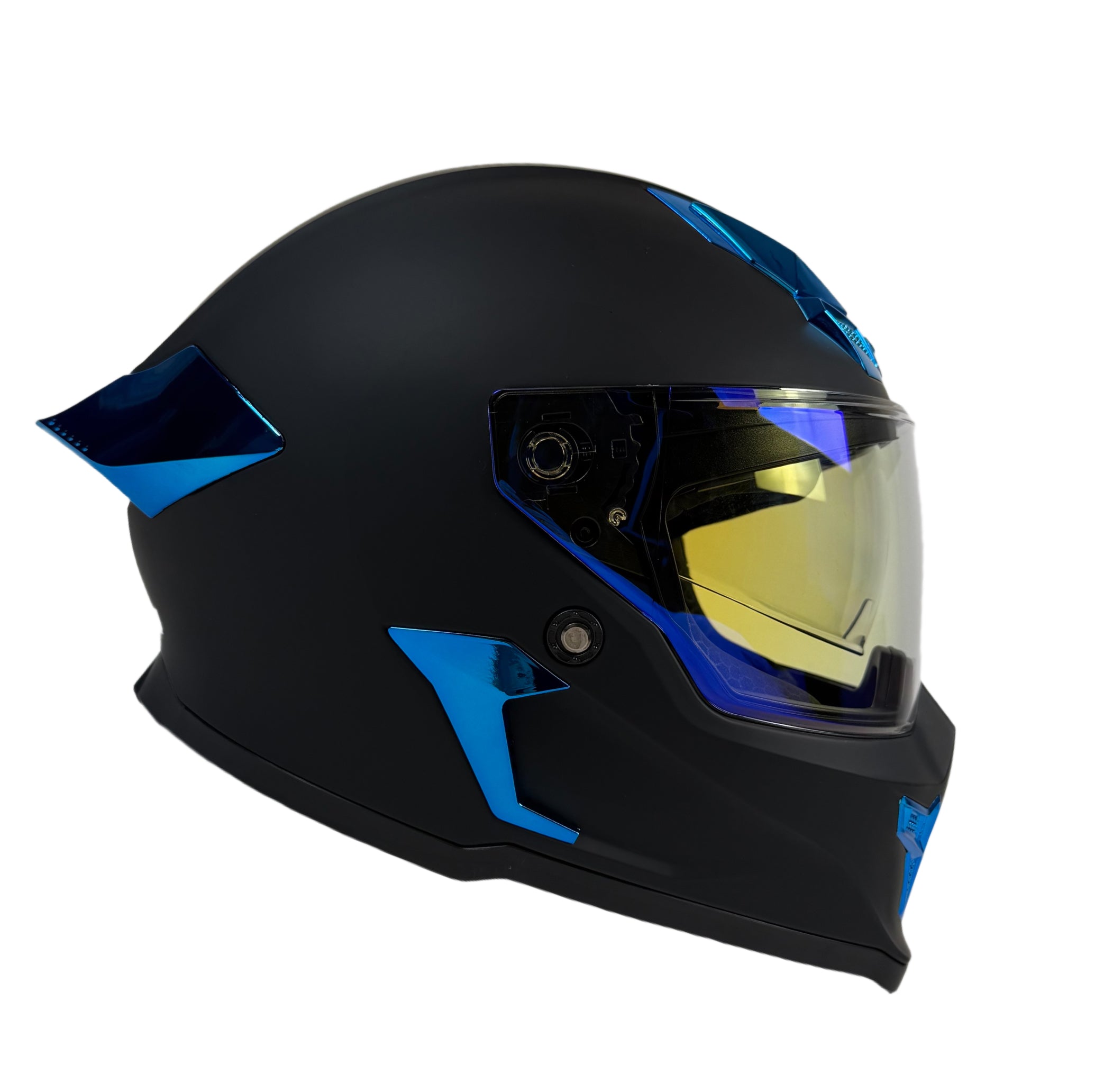Vortex — Matte Black & Blue