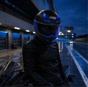 Vortex — Matte Black & Blue