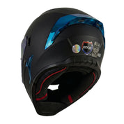 Vortex — Matte Black & Blue