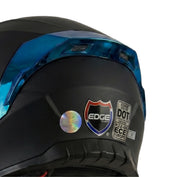 Vortex — Matte Black & Blue