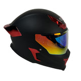 Vortex — Matte Black & Red
