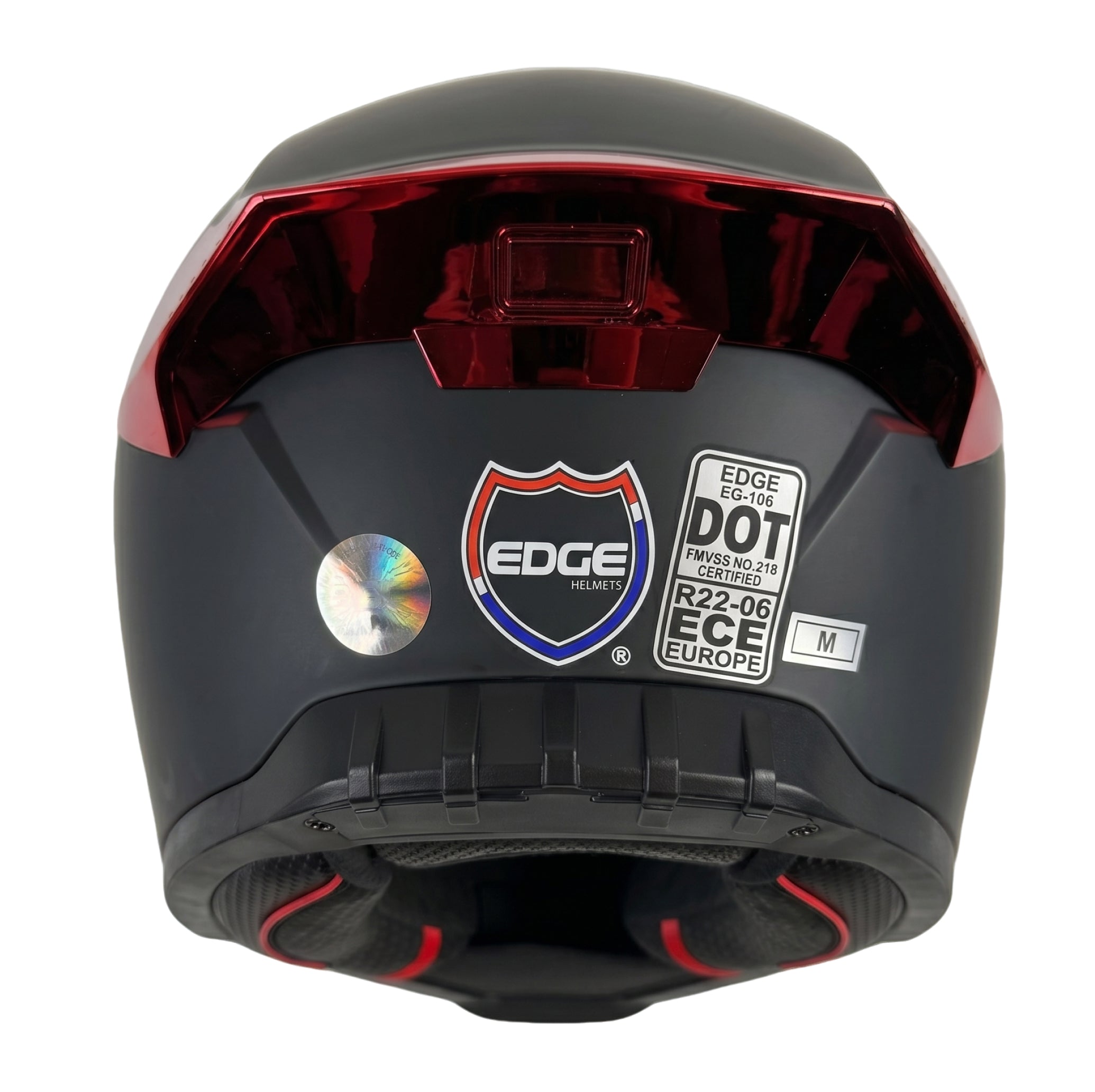 Vortex — Matte Black & Red